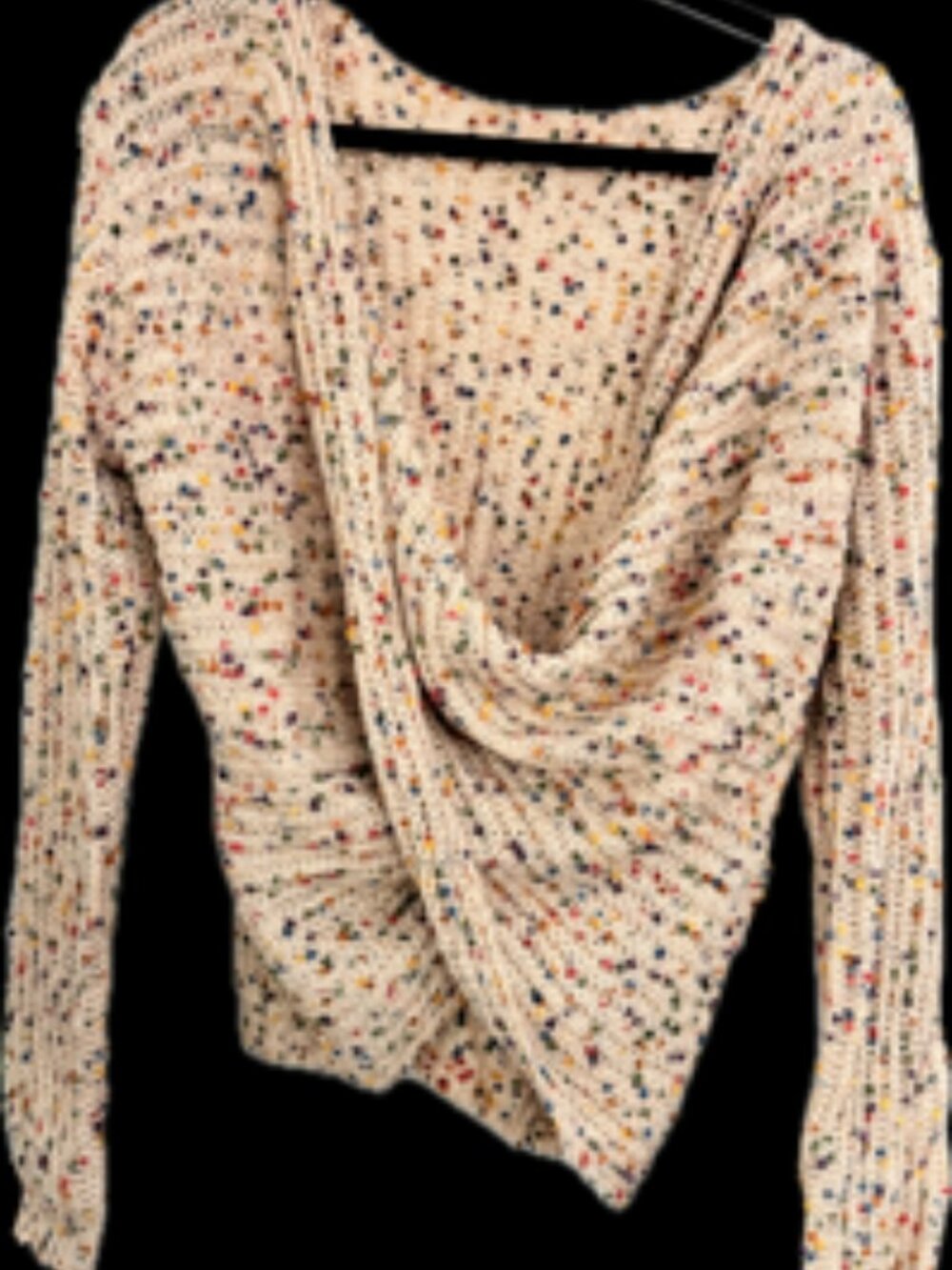 NWT Peachy pink Cowl Sweater S/M - M/L